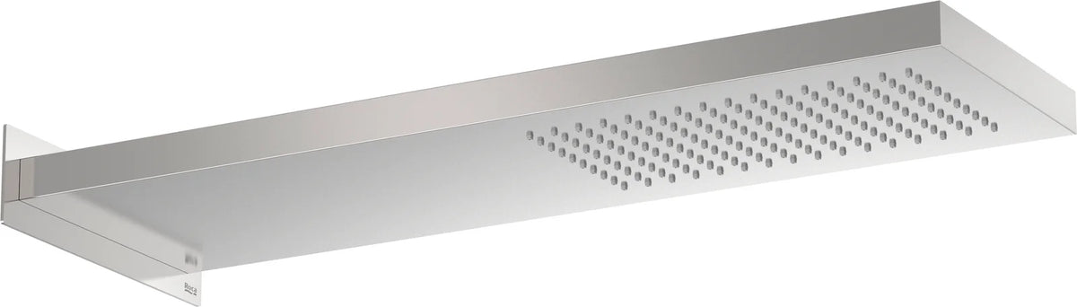 Rociador de ducha rectangular Roca raindream montaje - Apariencia acero inoxidable