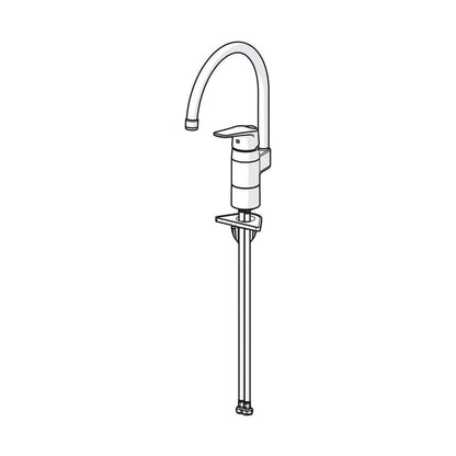 Keittiöhana Oras Vega 1838FG - 33 Musta [6219176] |