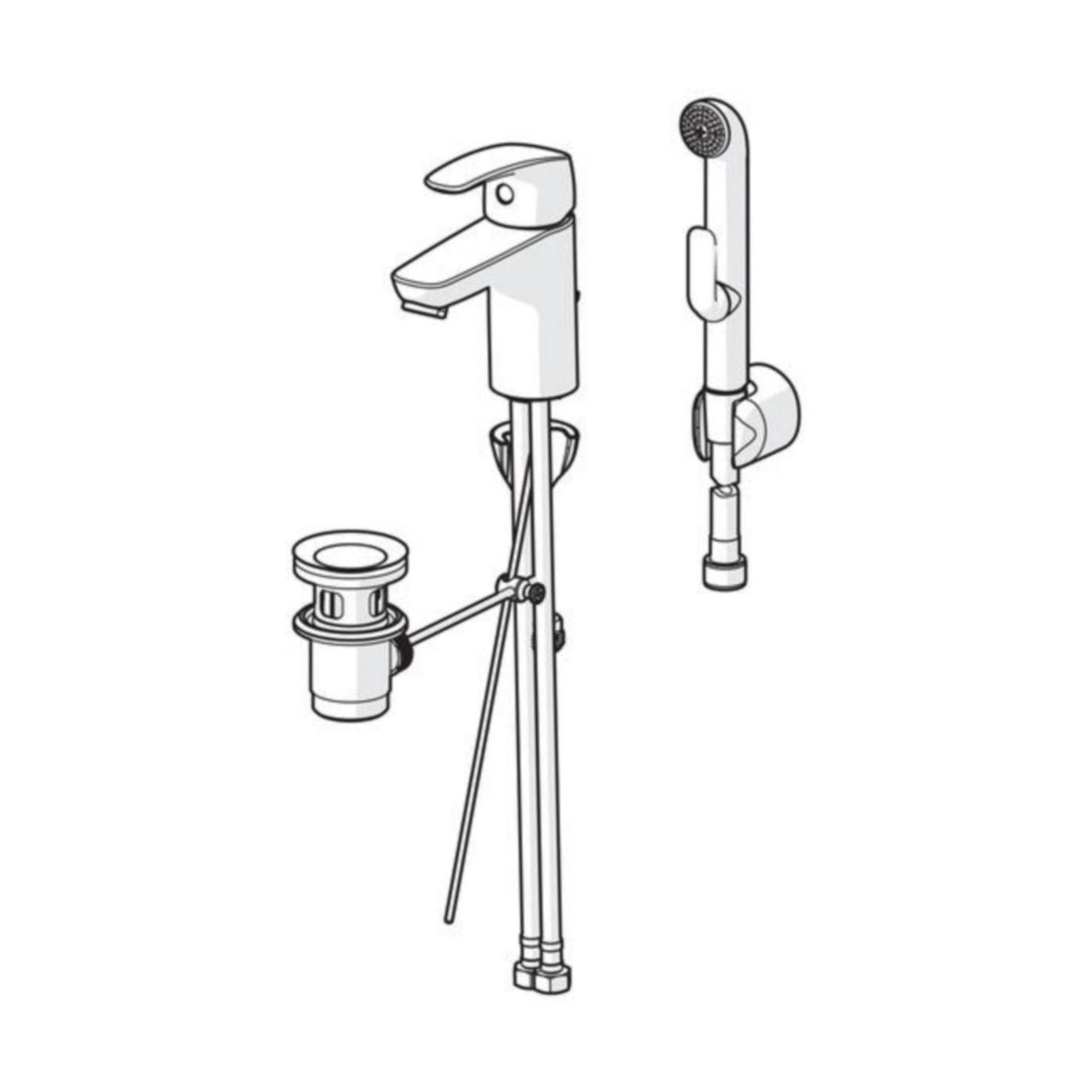 Grifo de Lavabo Oras Safira 1008