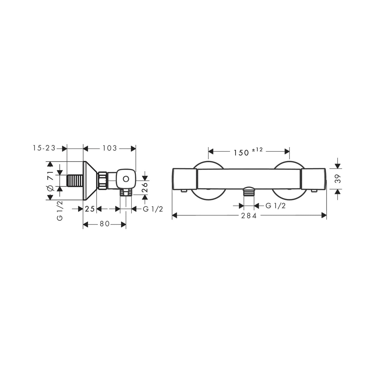 Ducha Hansgrohe Ecostat comfort - Cromo