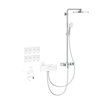 Columna de grifería para ducha termostático Grohe - Cromo