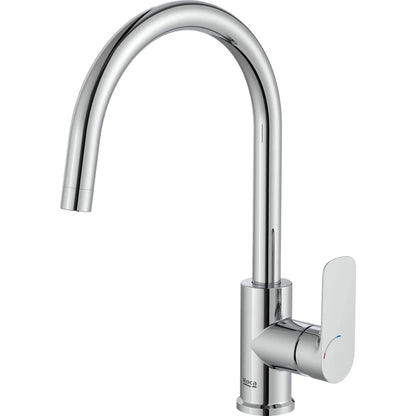 Grifo de cocina extra alto Roca Cala monomando en forma de U acabado cromo