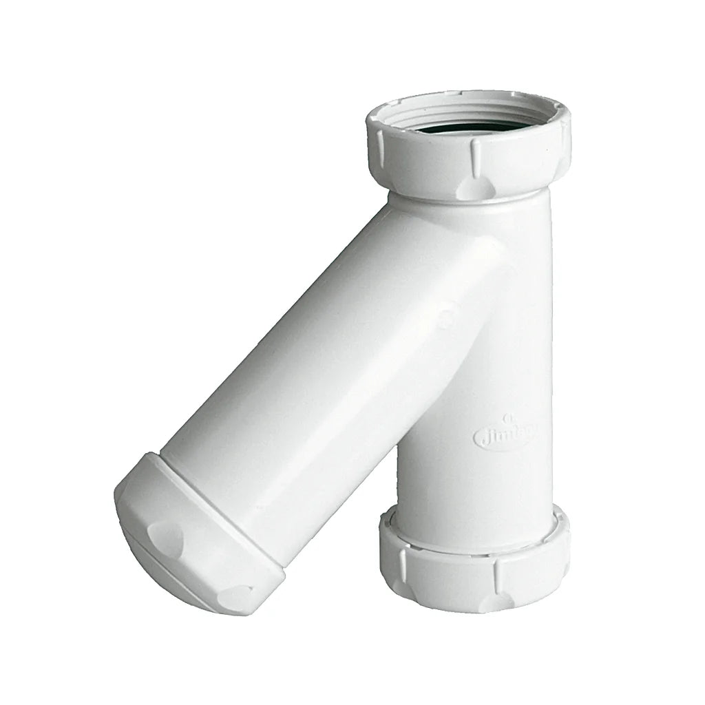 Sifón botella vertical Jimten lavabo 1 1/4" blanco Ø40mm S-151