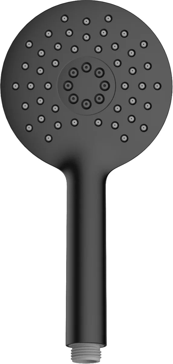 Columna de grifería para ducha termostático Stillo Hades negro mate rociador mural 2 vías Ø250mm maneral de 3 funciones