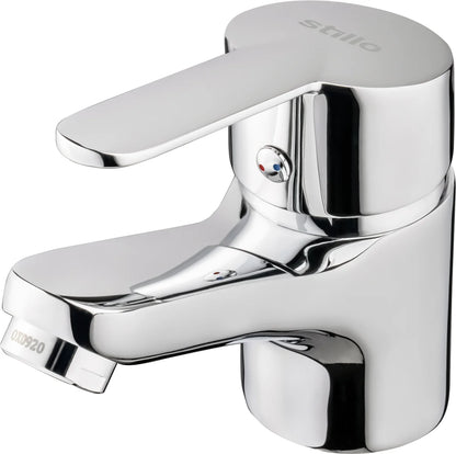 Grifo de lavabo bajo Stillo Capri Evo cromo con aireador
