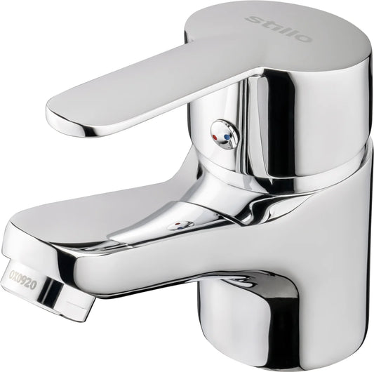 Grifo de lavabo bajo Stillo Capri Evo cromo con aireador