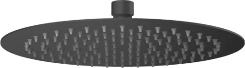 Columna de grifería para ducha termostático Stillo Zeus negro rociador mural 2 vías Ø250mm