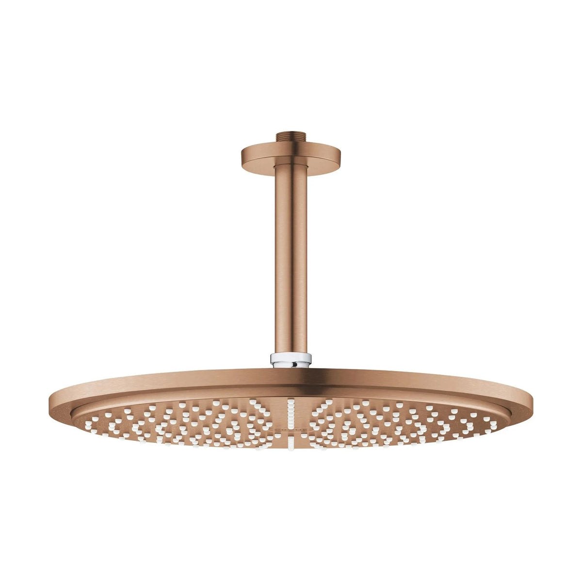 Rociador de ducha redondo Grohe rainshower - Cobre cepillado
