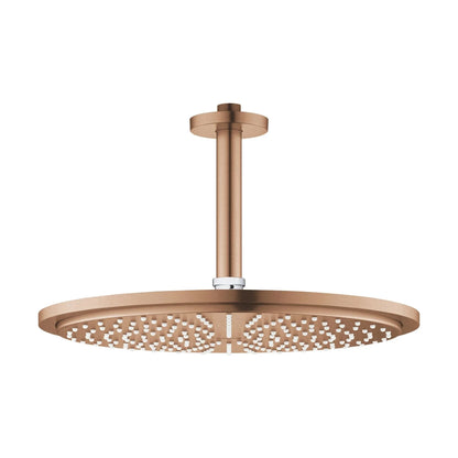 Rociador de ducha redondo Grohe rainshower - Cobre cepillado