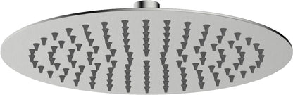 Columna de grifería para ducha termostático Stillo Hades apariencia acero inoxidable rociador mural 2 vías Ø250mm maneral de 3 funciones