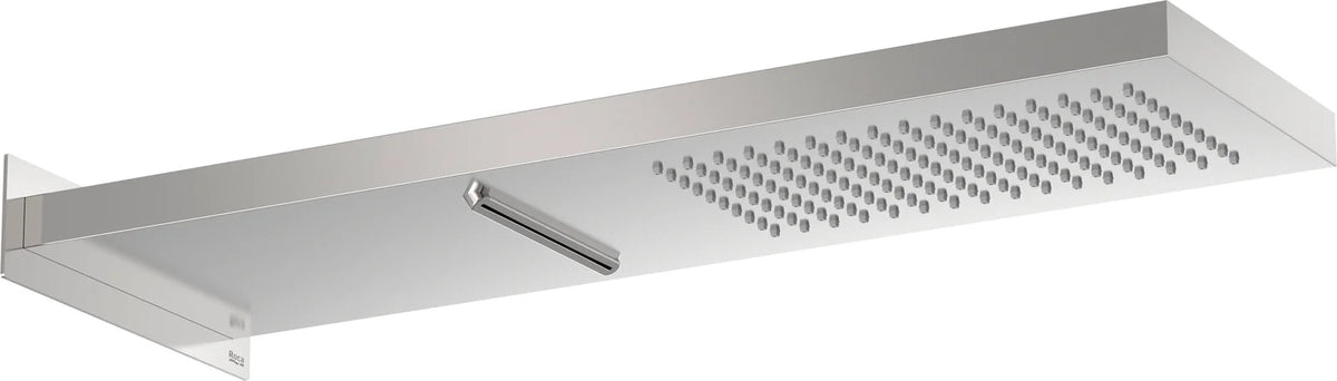 Rociador de ducha rectangular roca raindream montaje - Acero Inoxidable