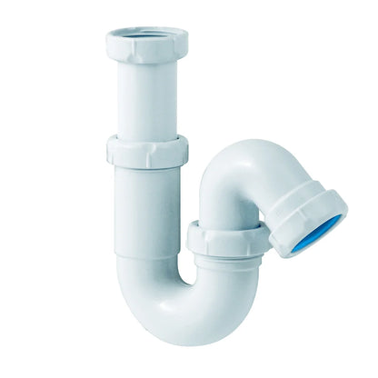 Sifón S lateral Jimten lavabo 1 1/2" blanco Ø40mm S-66