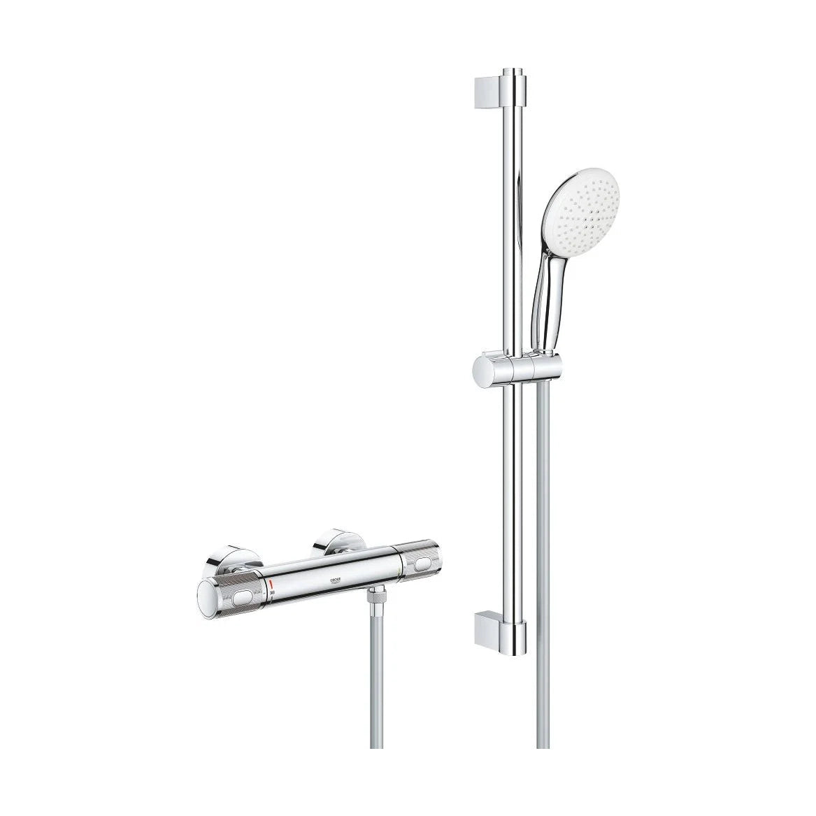 Columna de grifería para ducha termostático Grohe - Cromo
