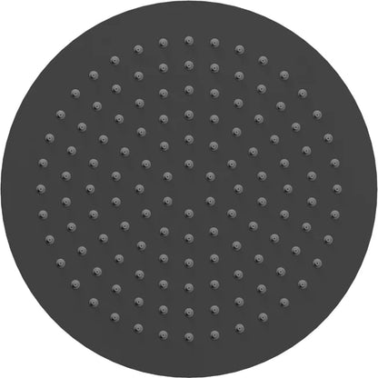 Columna de grifería para ducha termostático Stillo Hera negro rociador mural 2 vías Ø248mm maneral de 3 funciones