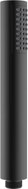 Columna de grifería para ducha monomando Stillo Zeus negro rociador mural 2 vías Ø250mm