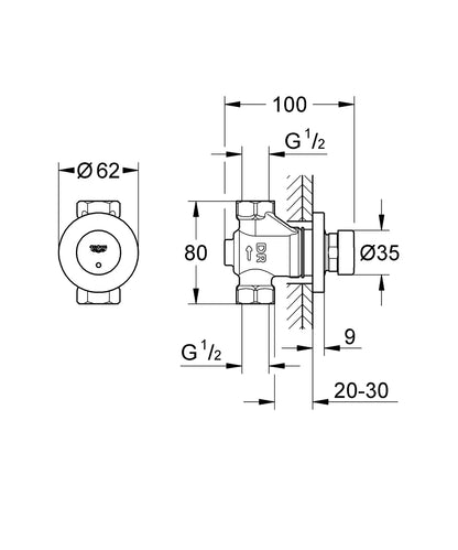 Ducha Grohe Euroeco cosmopolitan se