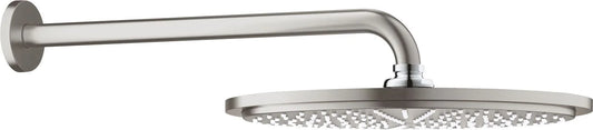Rociador de ducha redondo Grohe rainshower - Plata cepillado