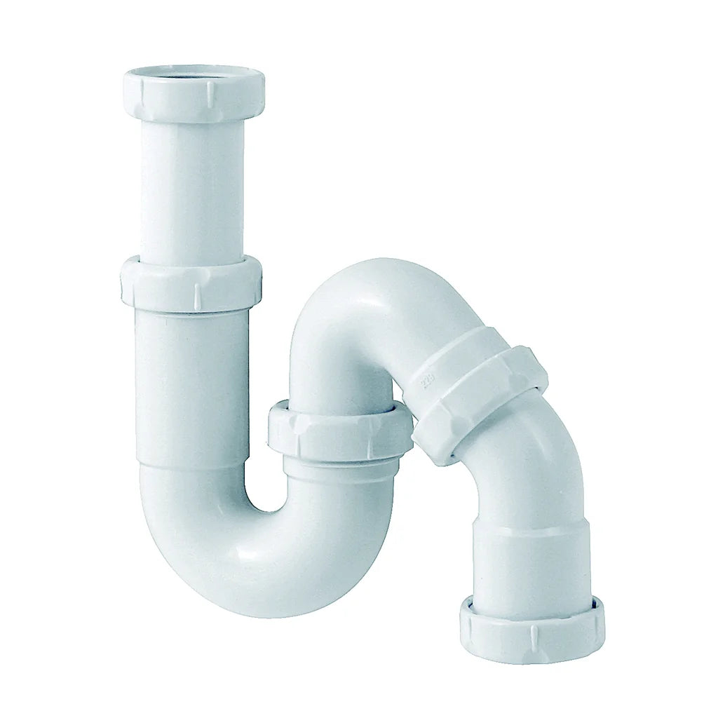 Sifón P vertical Jimten lavabo/bidet 1 1/2" blanco Ømm S-67