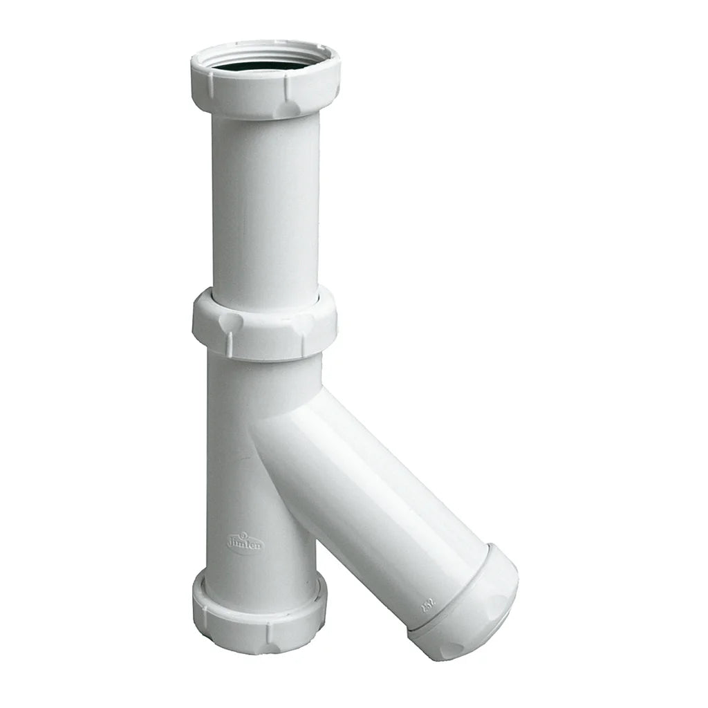 Sifón botella vertical Jimten lavabo 1 1/2" blanco Ø40mm S-39