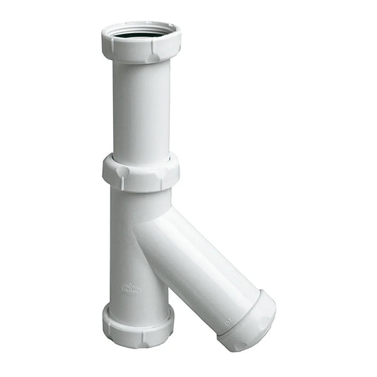 Sifón botella vertical Jimten lavabo/bidet 1 1/4" blanco Ø32mm S-39