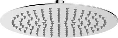 Columna de grifería para ducha termostático Stillo Hades cromo rociador mural 2 vías Ø250mm maneral de 3 funciones