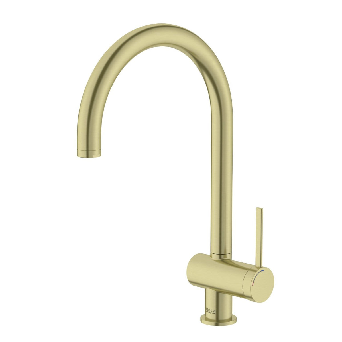 Grifo de cocina Roca Ona extra alta - Oro cepillado